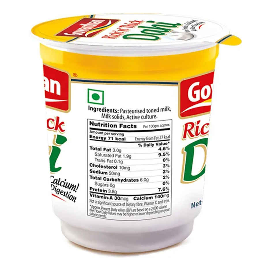Gowardhan Rich n Thick Dahi Cup