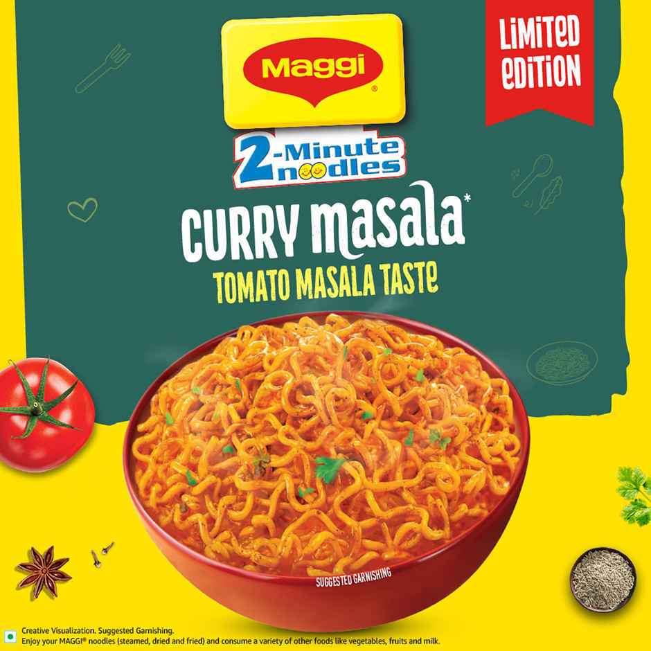 Maggi 2-Minute Instant Noodles, Curry Masala Taste