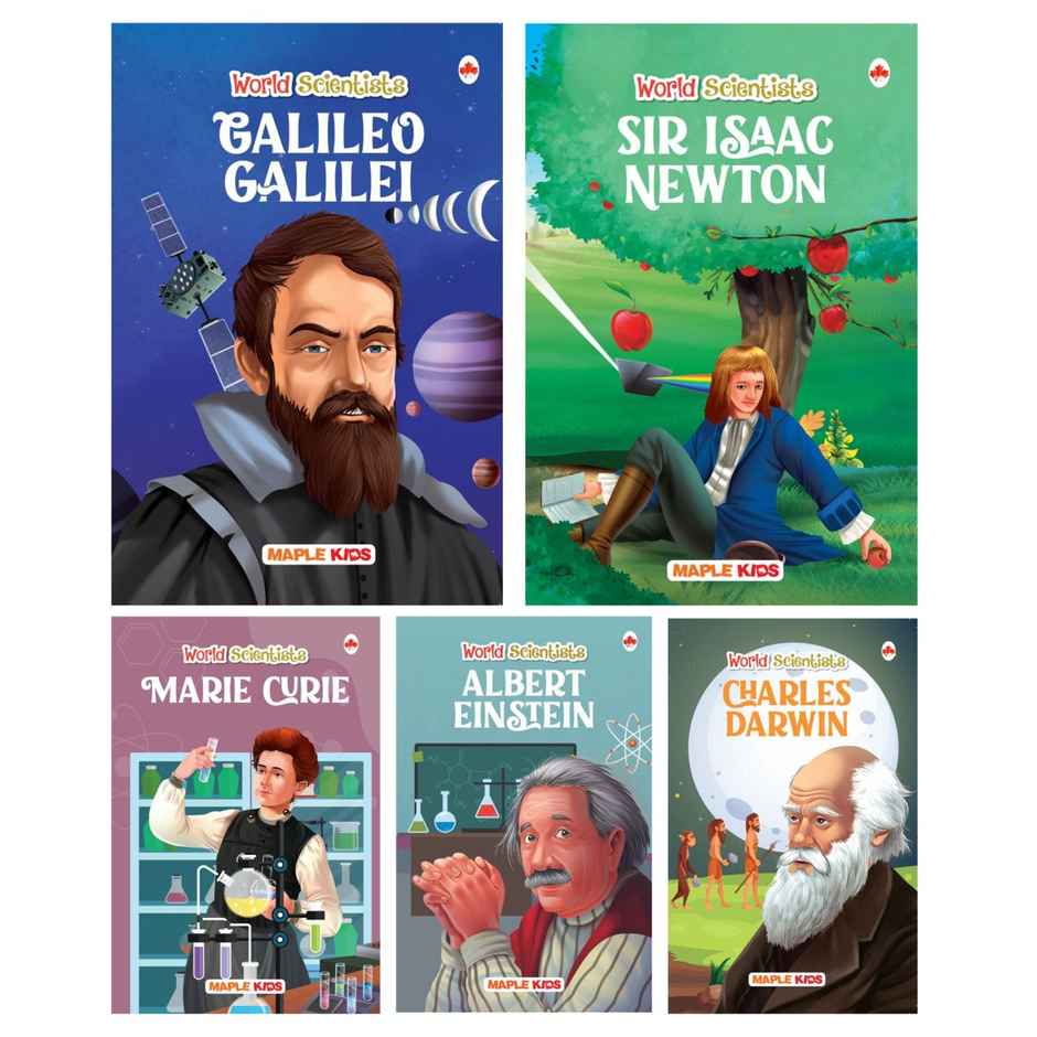 Story Books For Kids | Set Of 5 - World Scientists | Biographies For Kids | Age 6-10