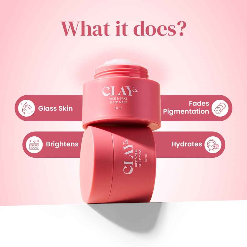 Clayco Rice And Sake Sleep Mask