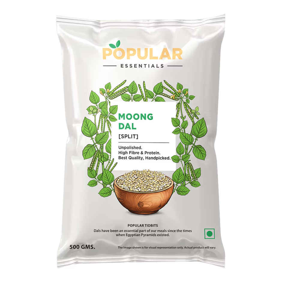 Popular Essentials Moong Dal | Un-Polished