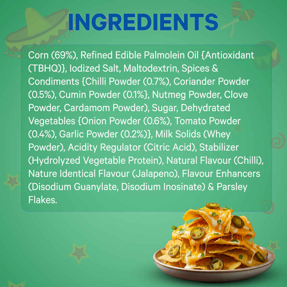 Act II Jalapeno Nachos - Tortilla Chips | Ready to Eat Snacks