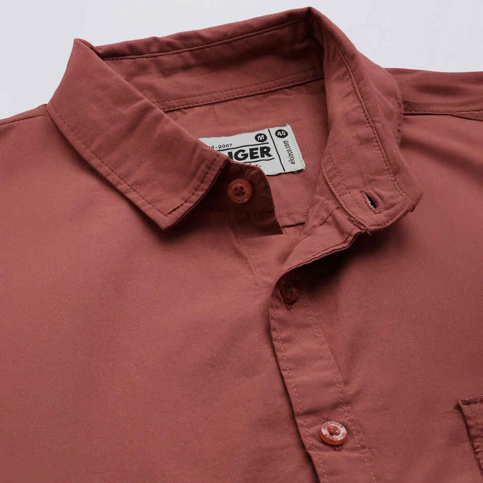 Dillinger Men's Shirt | DLMSRT001WRS | Withered Rose - S