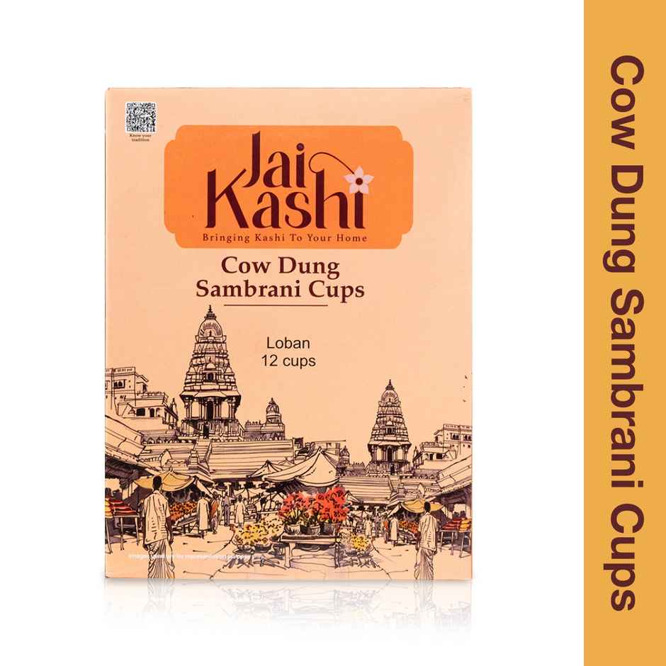 Jai Kashi Cow Dung Sambrani Dhoop Cones