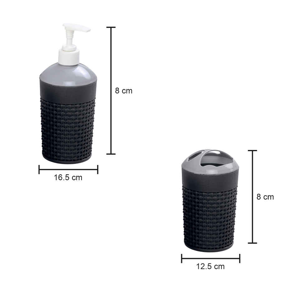 Filo Bath Set | Grey | Jali Packing