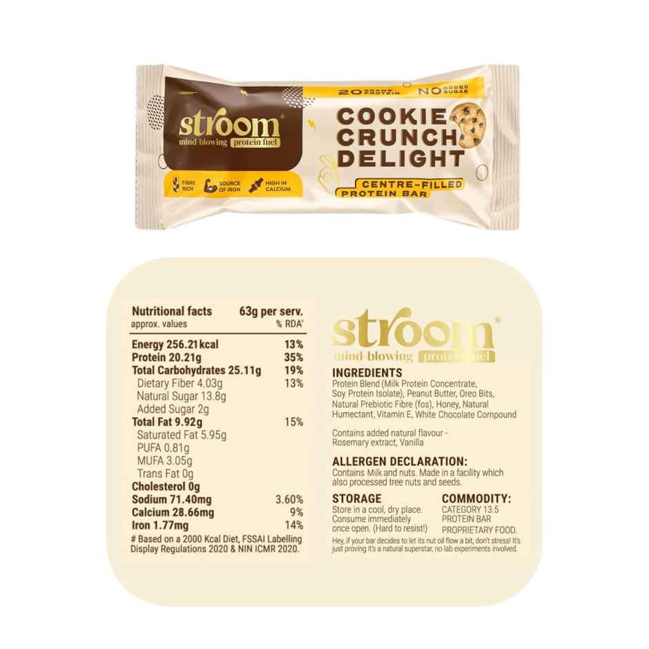 Stroom Cookie Crunch Delight 20g Protein Bars