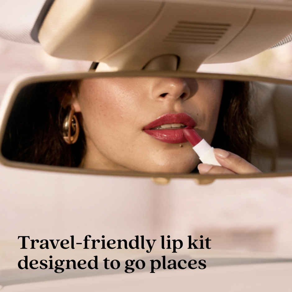 Just Herbs Ayurvedic Lipstick Micro-Mini Trial Kit | Multicolor
