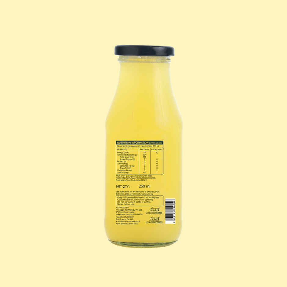 Pluckk Cold Pressed Extracted Sugarcane Juice | No Preservatives | No Added Sugar