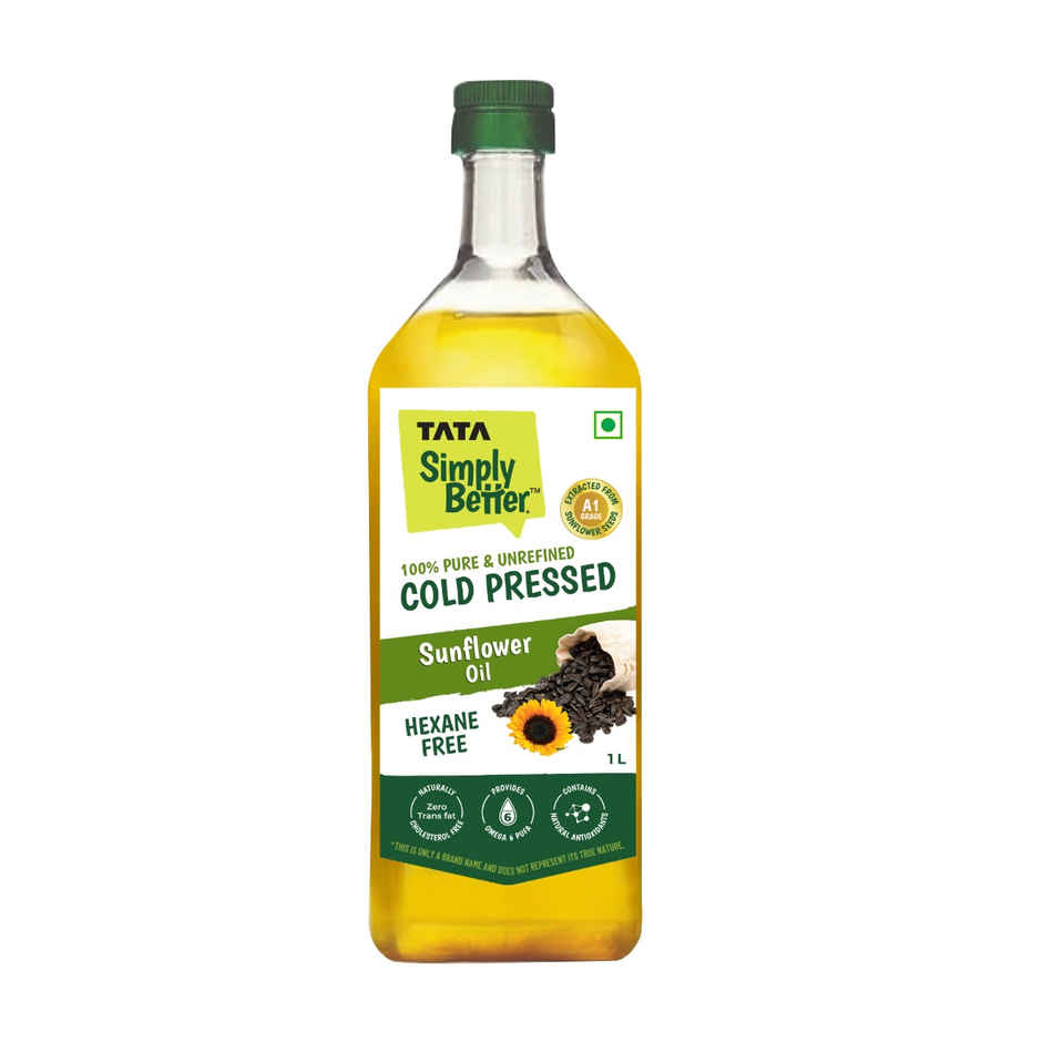 Tata Simply Better Sunflower Cold Pressed Oil | Healthy Cooking Oil