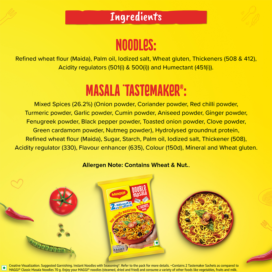 Maggi Double Masala Instant Noodles Combo