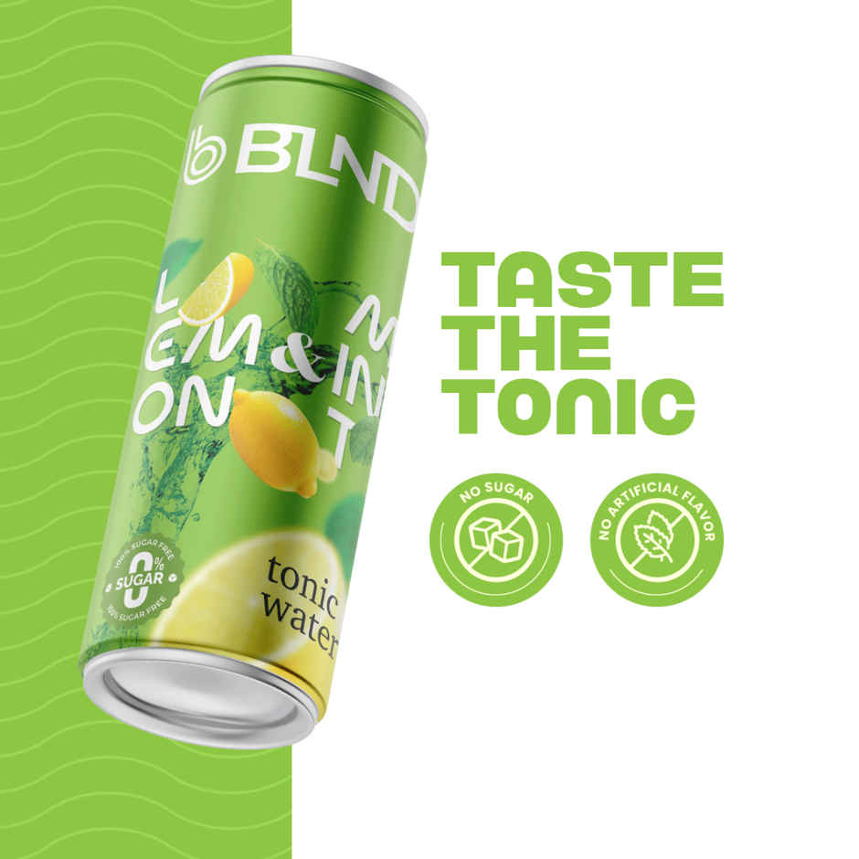 BLND Lemon & Mint Tonic Water