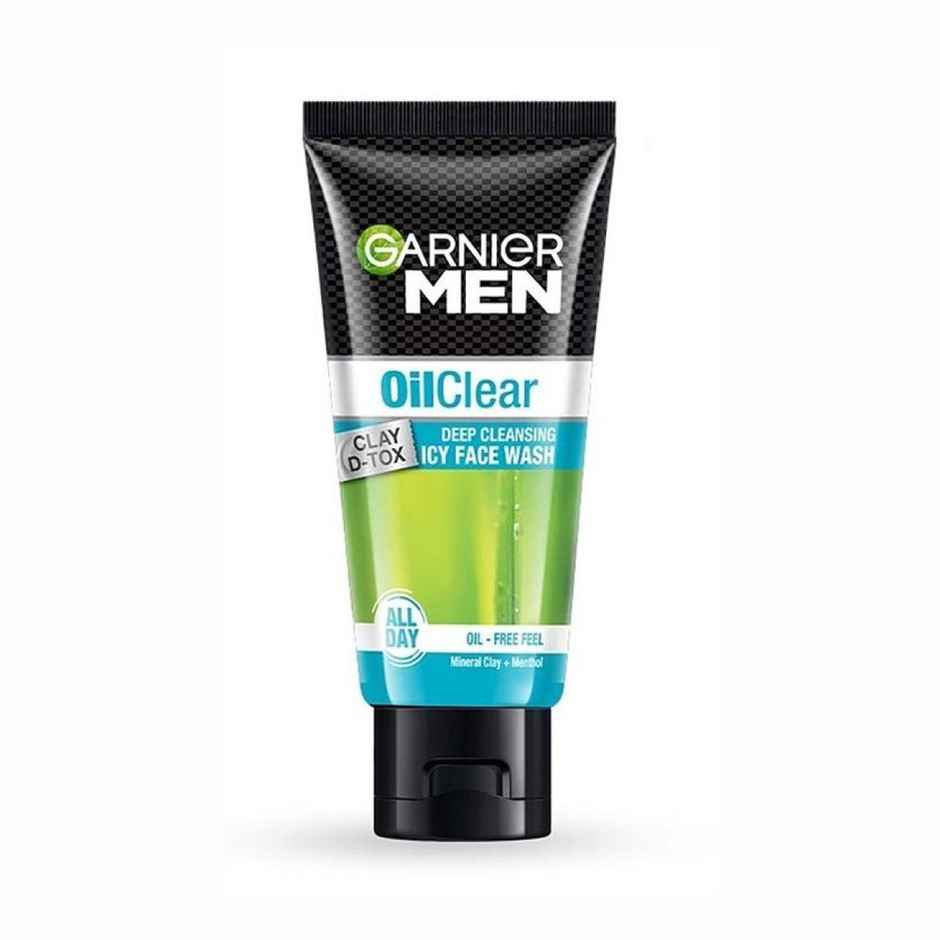 Garnier Men Oil Clear Clay D-Tox Icy Face Wash