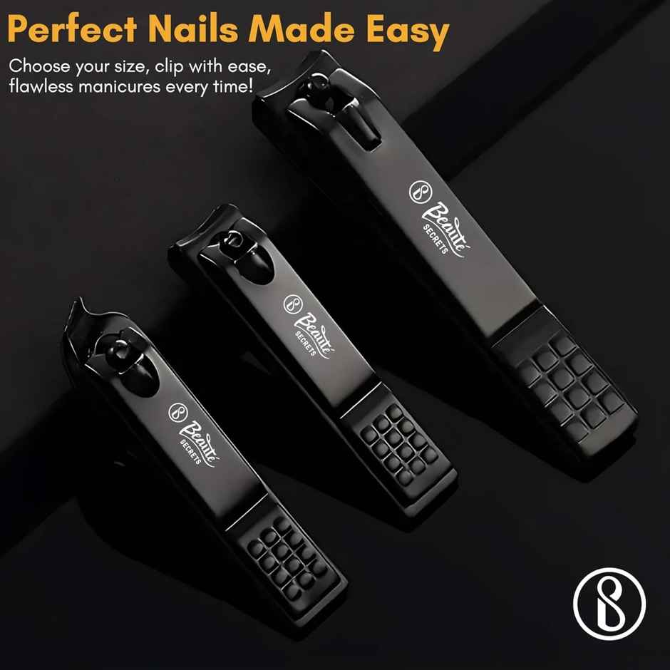 Beaute Secrets 12 in 1 Nail Clipper Set Manicure Pedicure Tools With Storage Case
