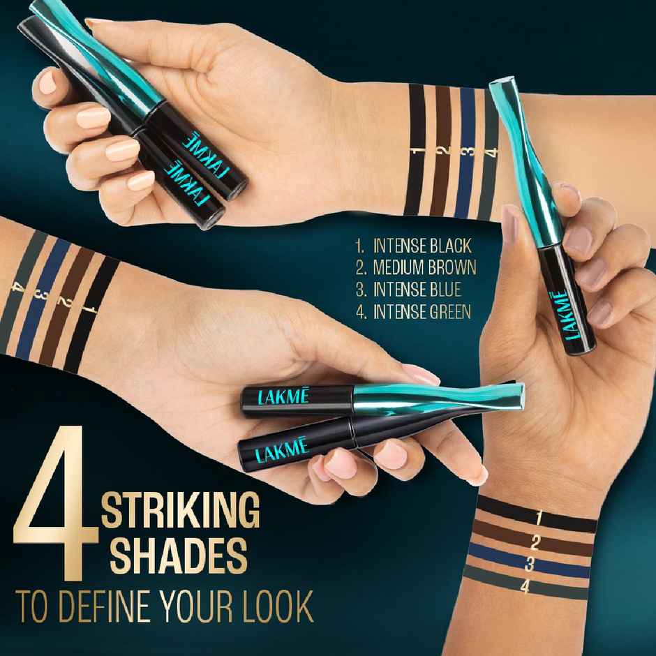 Lakme 9 to 5 Eyeconic Liquid Eyeliner Smudgeproof, Waterproof, lasts upto 24 Hrs, Black