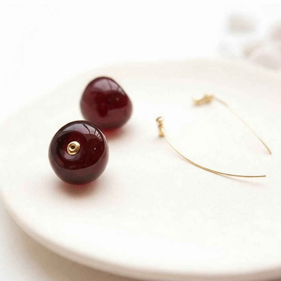 Fashion Frill Women's Cherry Earings Cherry Onesize
