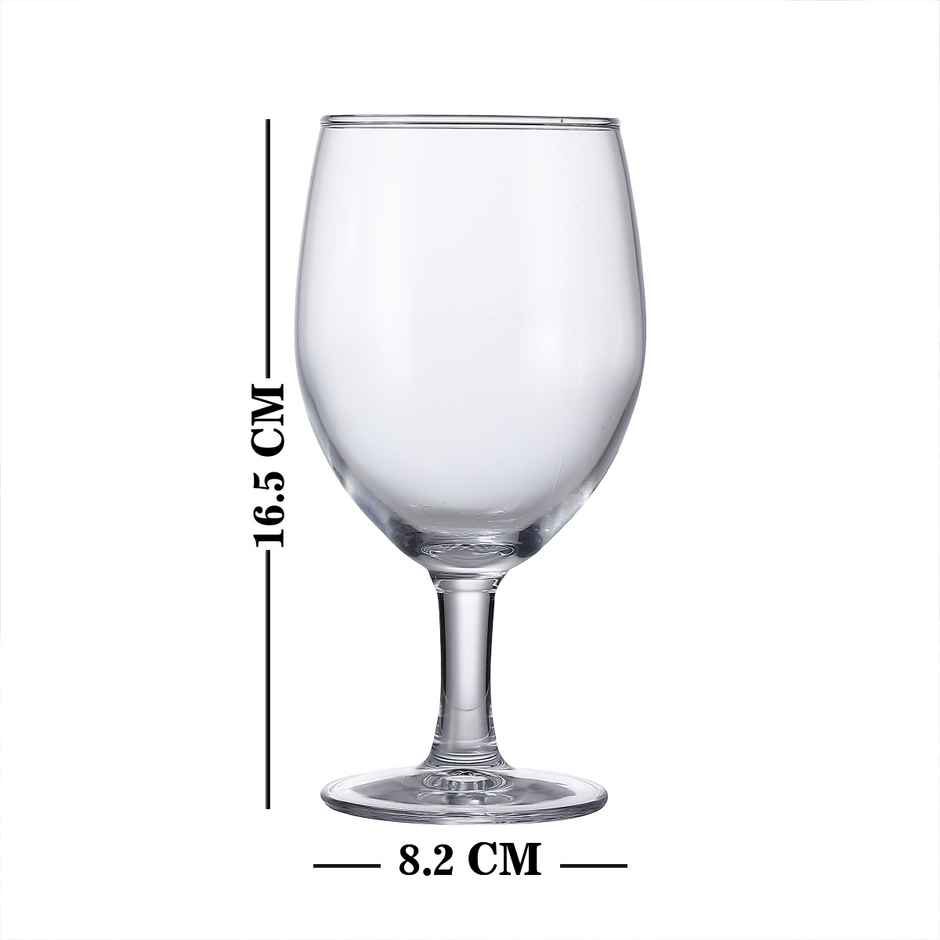 Infinity Wine Goblet | 350 ml | Set of 6 Piece | Sanjeev Kapoor