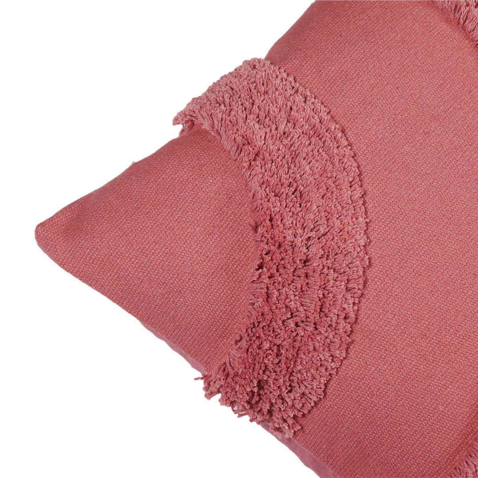 Sashaa World Cotton Cushion Cover | Rose Pink