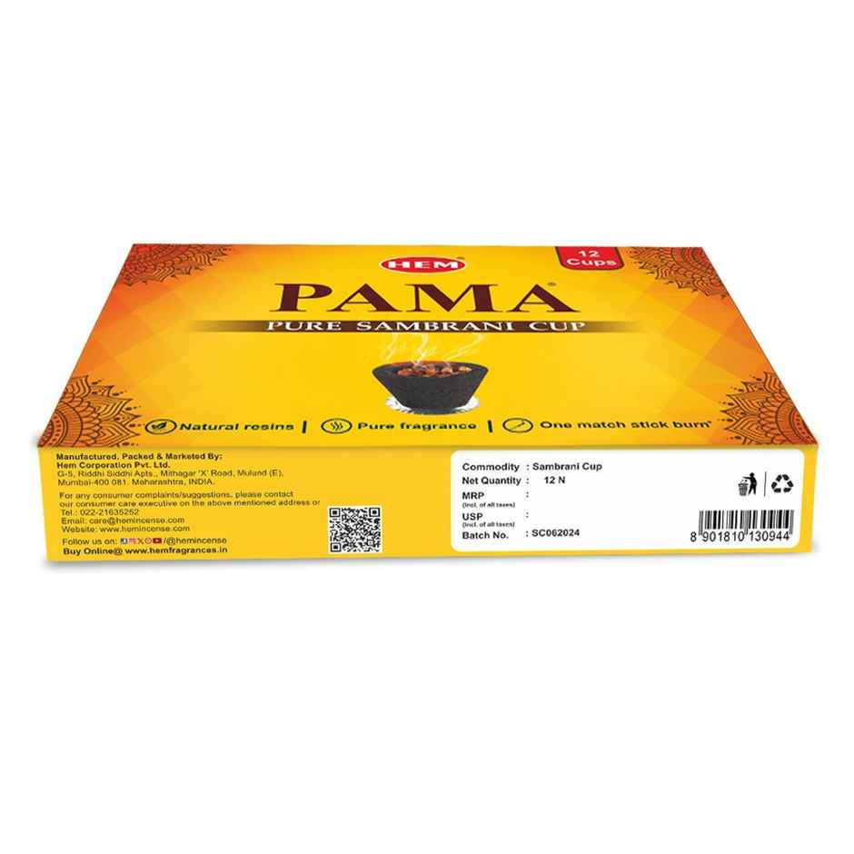 Hem Pama Pure Sambrani Cup Dhoop