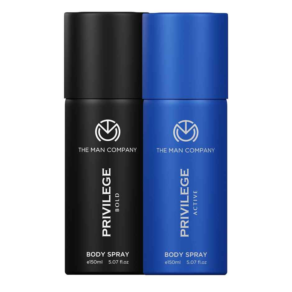 The Man Company Deodorants for Men - Privilege Active & Bold | Premium Fragrance Body Spray