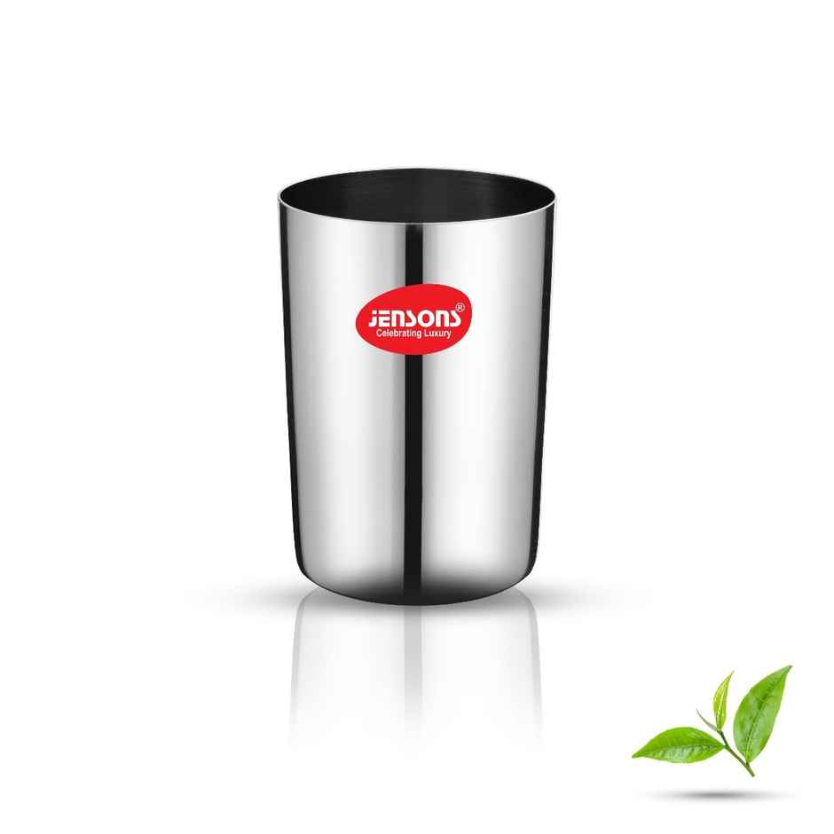 Jensons Stainless Steel Amrapali Straight Glass 300 ml Combo