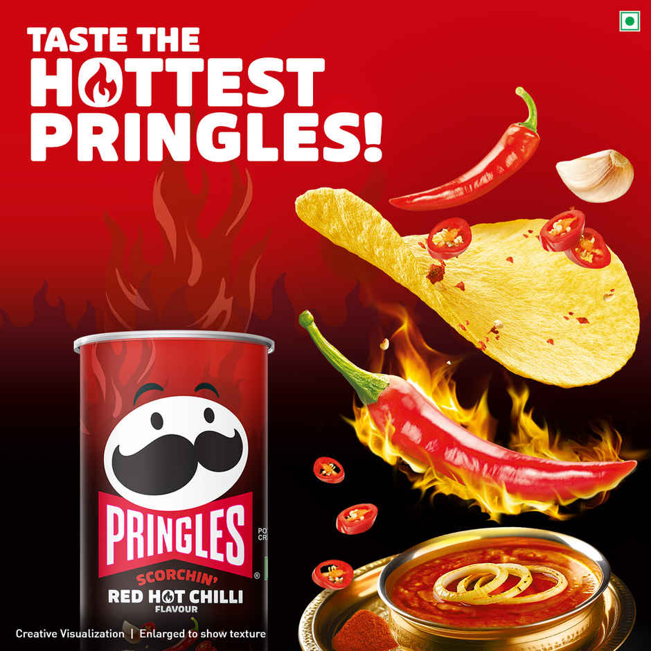 Pringles Scorchin Red Hot Chilli | Spicy & Crispy