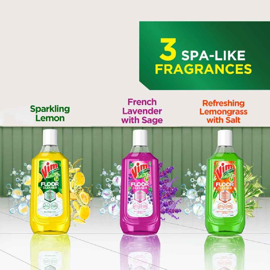 Vim Lemon Sparkling Floor Cleaner