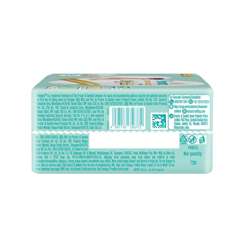 Pampers Premium Care Baby Diapers | Pant Style | XL | 72 pcs
