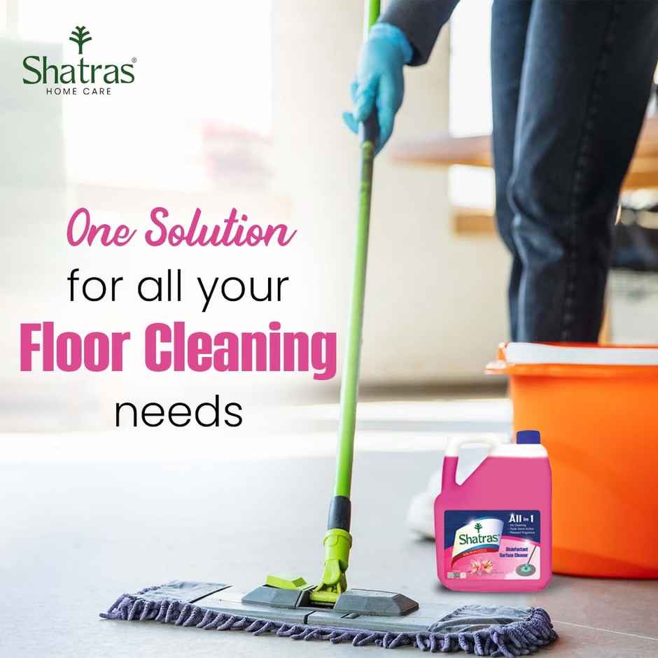 Shatras Pink Lily Disinfectant Surface & Floor Cleaner Liquid