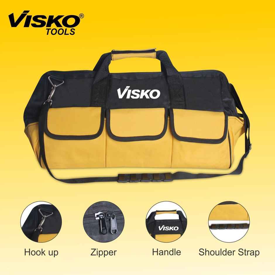 Visko Vlb 010 Tools Bag , 21 Pockets Multipurpose Tool Bag | Number Of Pockets - 21