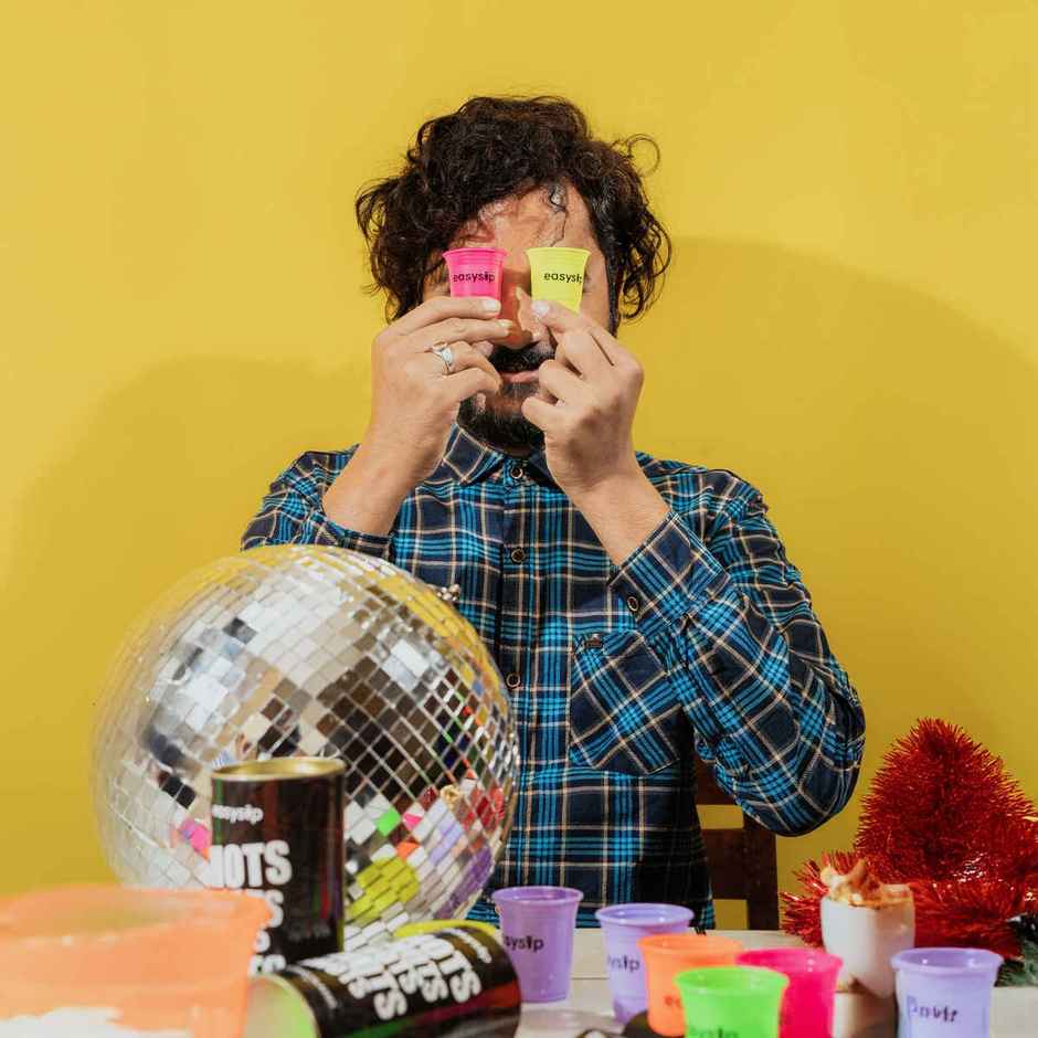 Premium Reusable Party Shot Glasses | Multicolour | Easysip