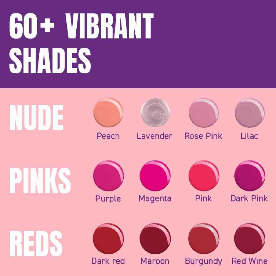 Elle 18 Nail Pops Nail Colour | Chip Resistant | Quick Drying | Glossy Finish - Shade 125