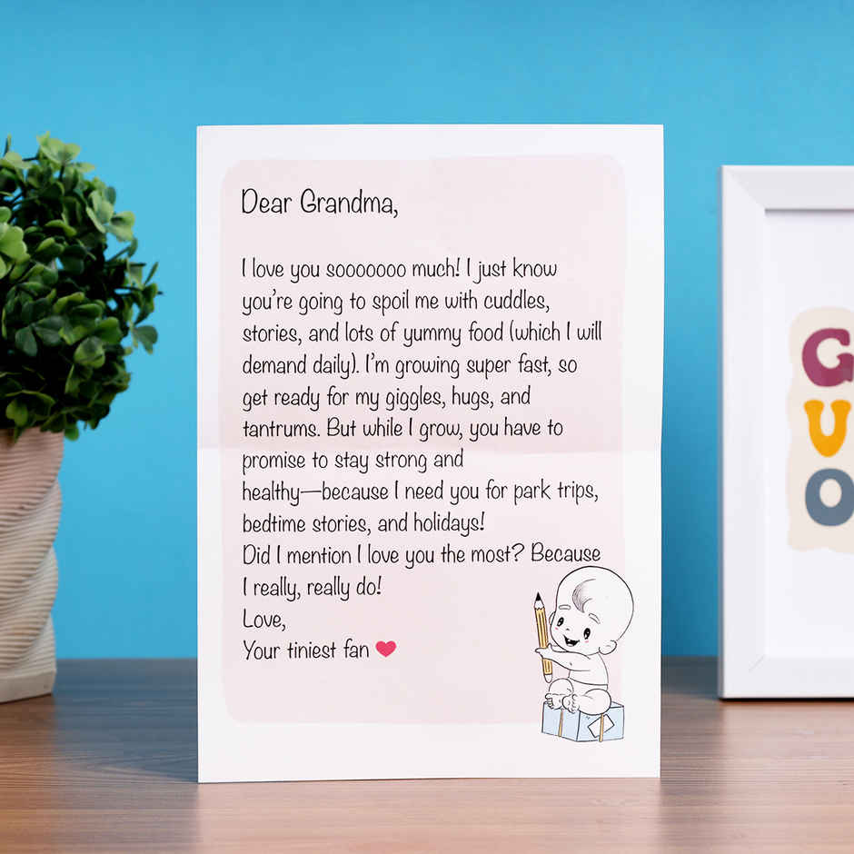 Happy Mail Letter For Grandma