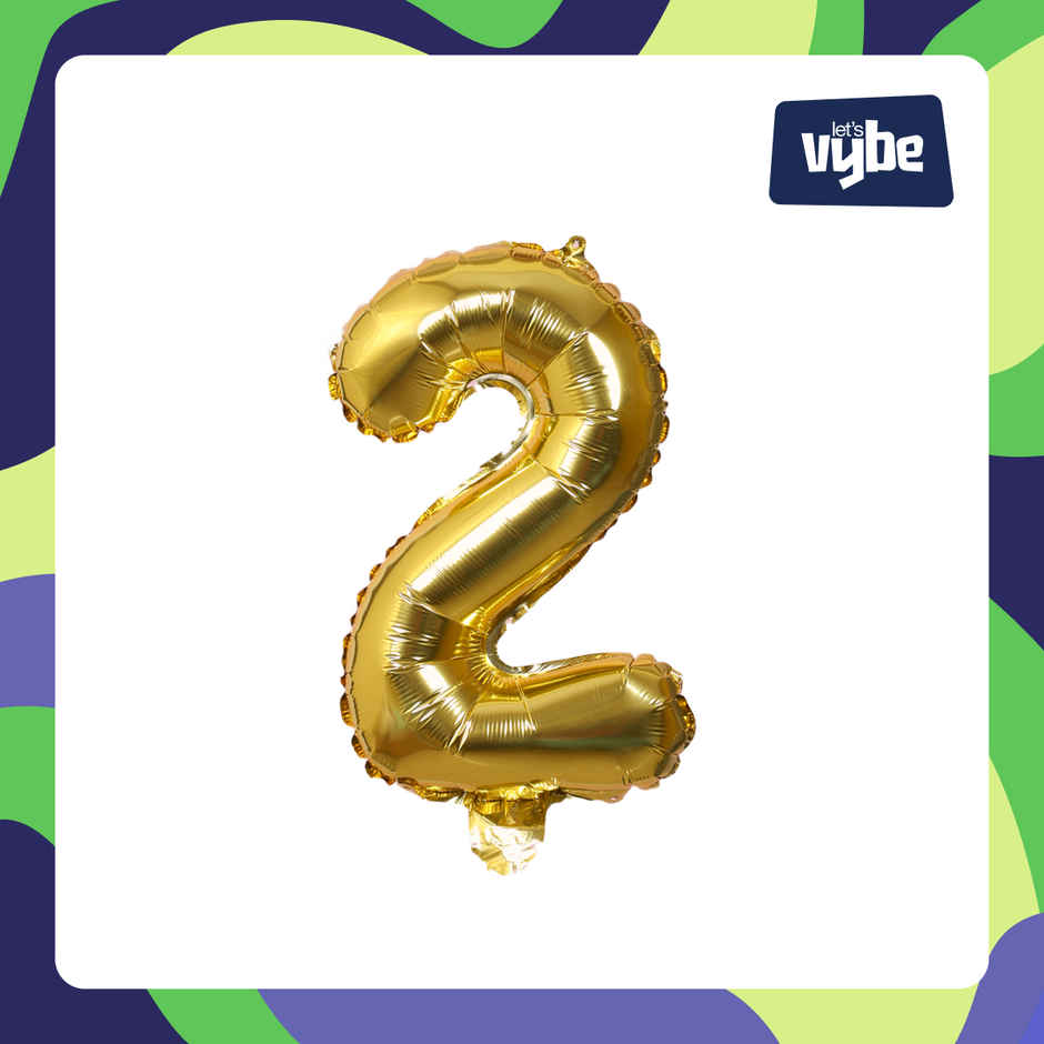 Foil Balloon Number 2 | Let's Vybe