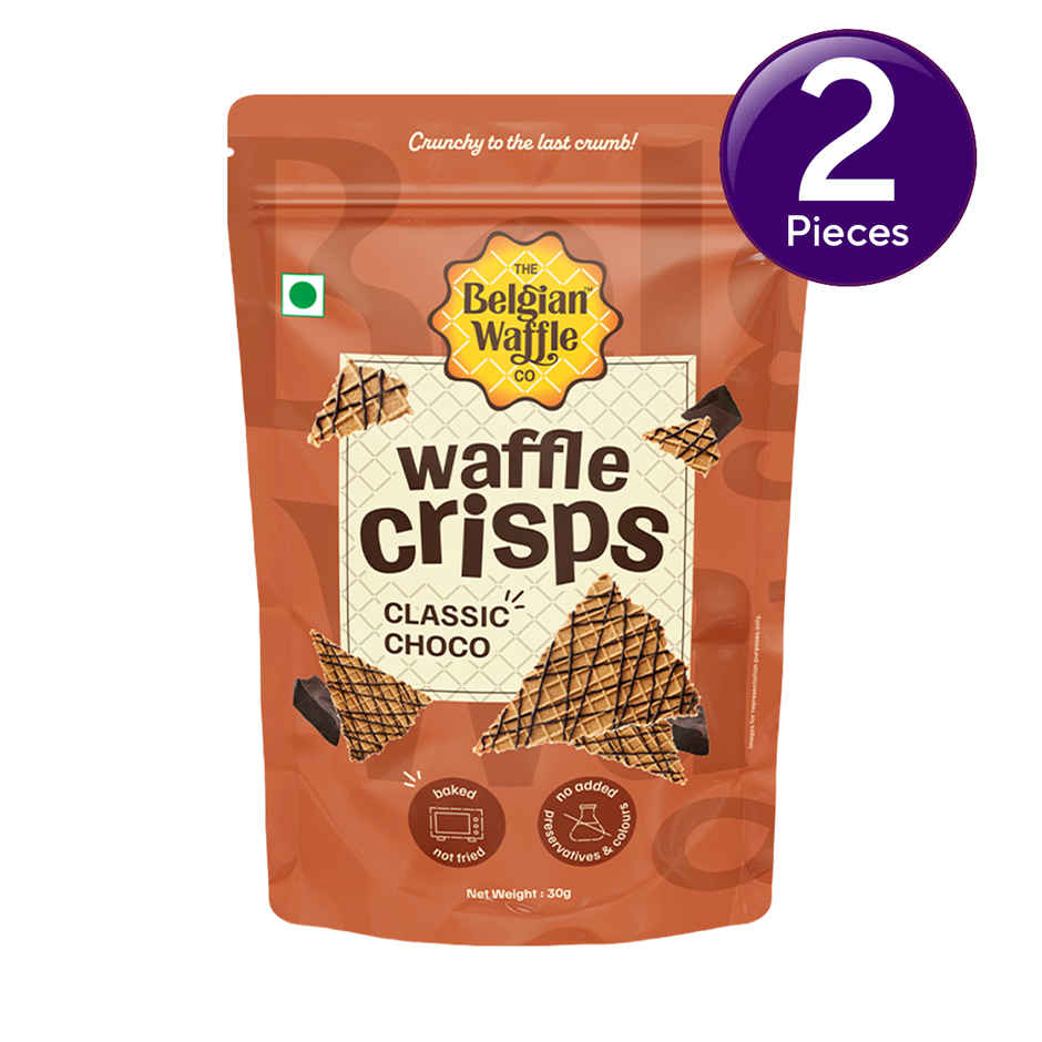The Belgian Waffle Co Classic Choco Crisps Combo