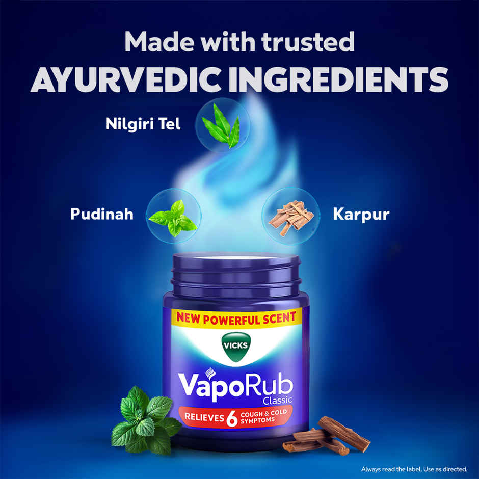 Vicks Vaporub - Relief for Cold, Cough, Congestion