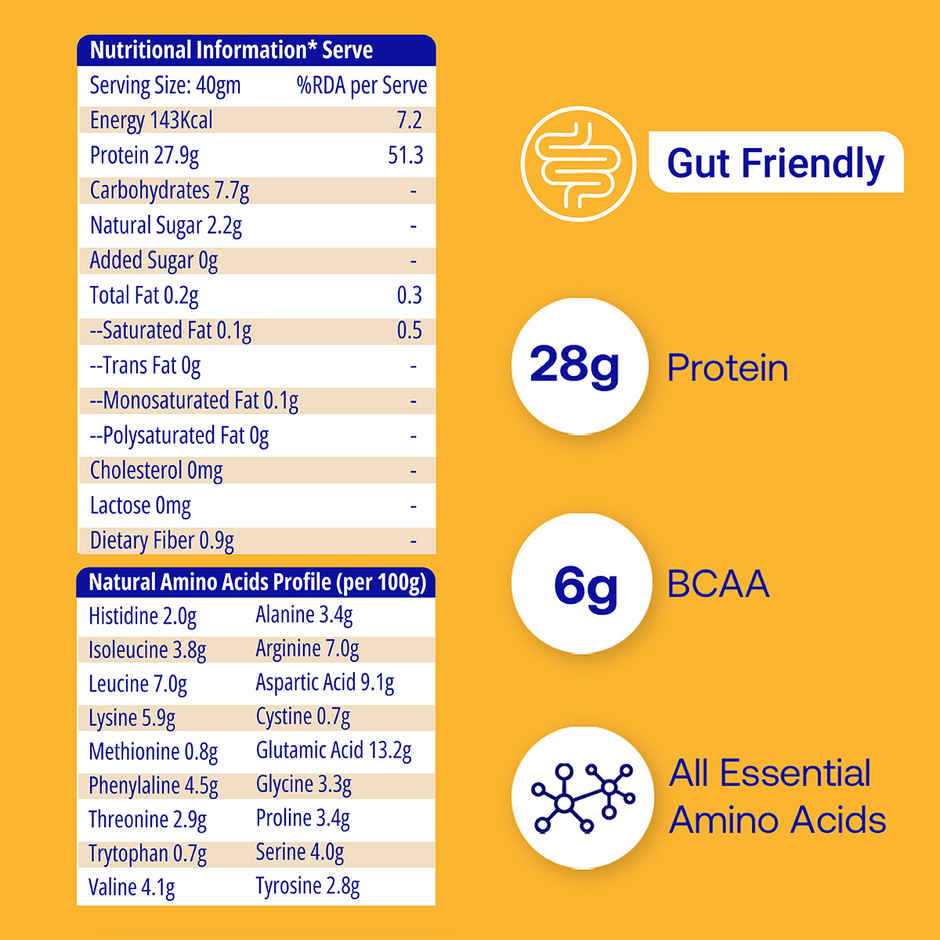 Maiva Pro Plant Protein Powder - Alphonso Mango