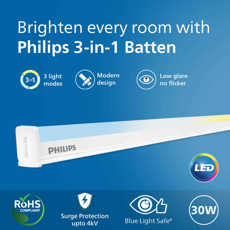 Philips 3 in 1 Batten | 30W