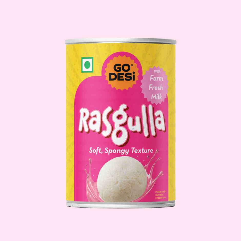 GO DESi Rasgulla | With Farm Fresh Milk | Ready to Eat