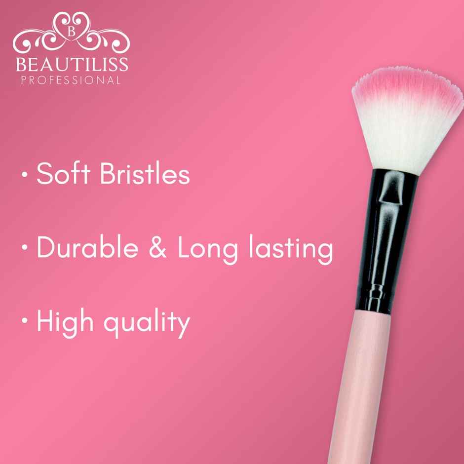 Beautiliss Blush Makeup Brush Soft Blending Brush for Flawless Cheeks and Smooth Application