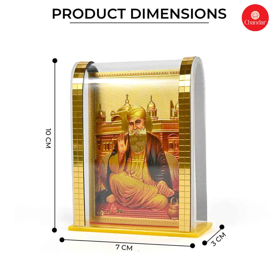 Chandar Cdb 02 Guru Nanak Pillar Car Photo 7 Cm