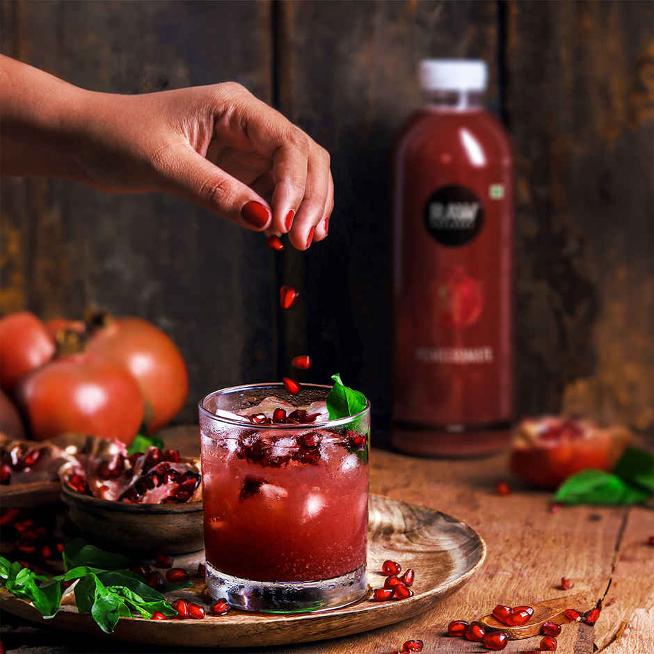 Raw Pressery Pomegranate Fruit Juice | Fresh & Fruity