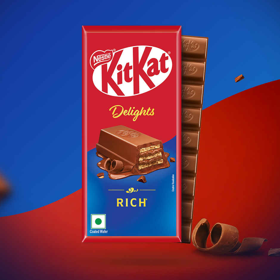 Nestle KitKat Delights Rich Choco Coated Wafer Chocolate Bar