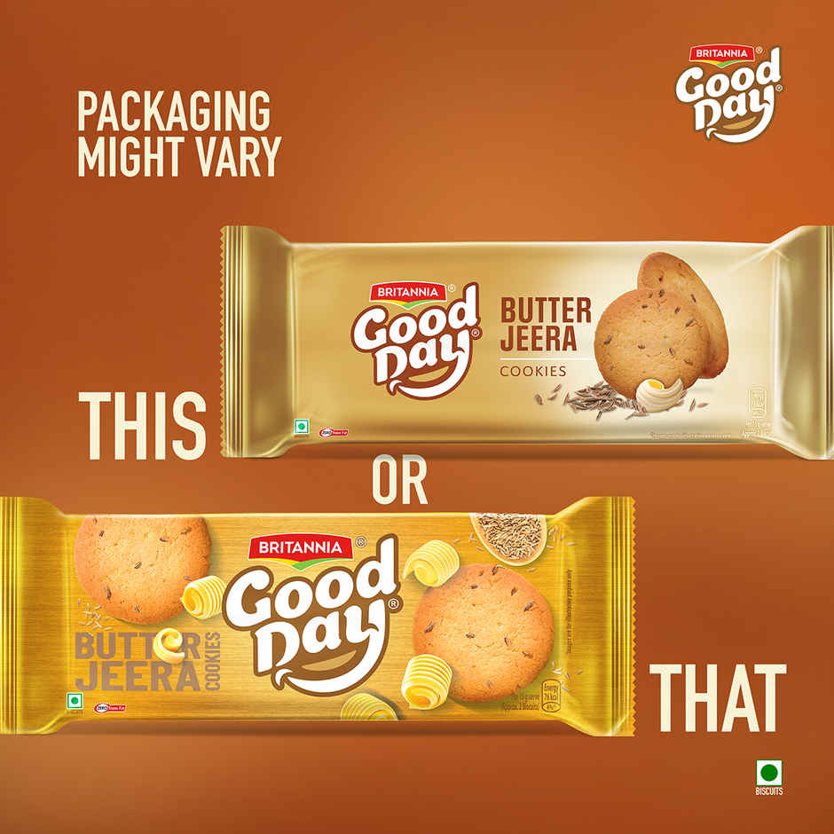 Britannia Good Day Butter Jeera Cookies | Trans Fat-free