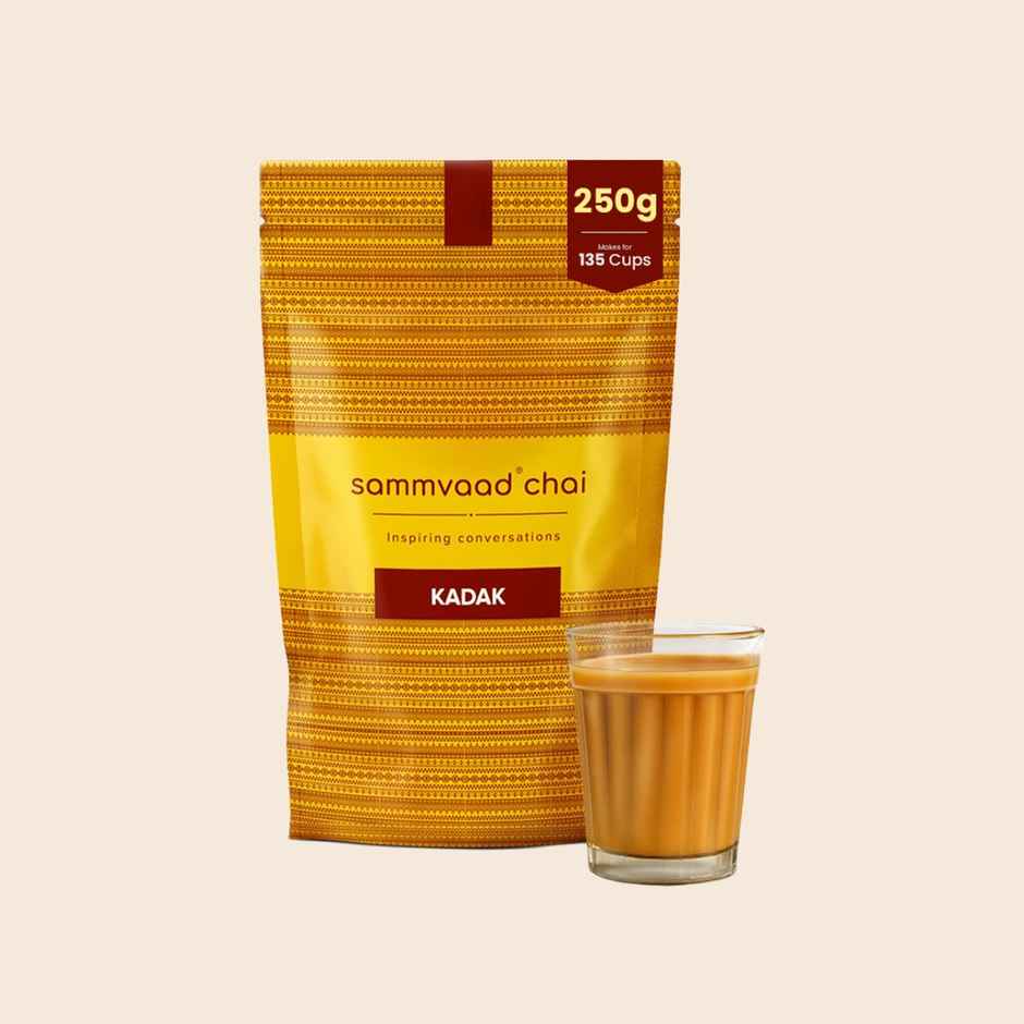 Teabox Sammvaad Kadak Chai | Premium Black Tea (Ctc) Straight From Assam | Bold Strong And Aromatic