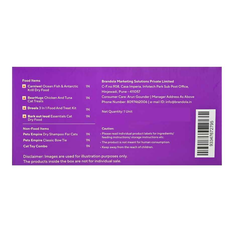 New Year Holiday Gift Box for Cats | Food | Treats | Toys and More