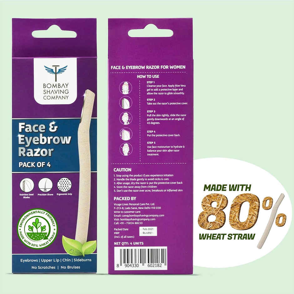 Bombay Shaving Company Face & Eyebrow Razor