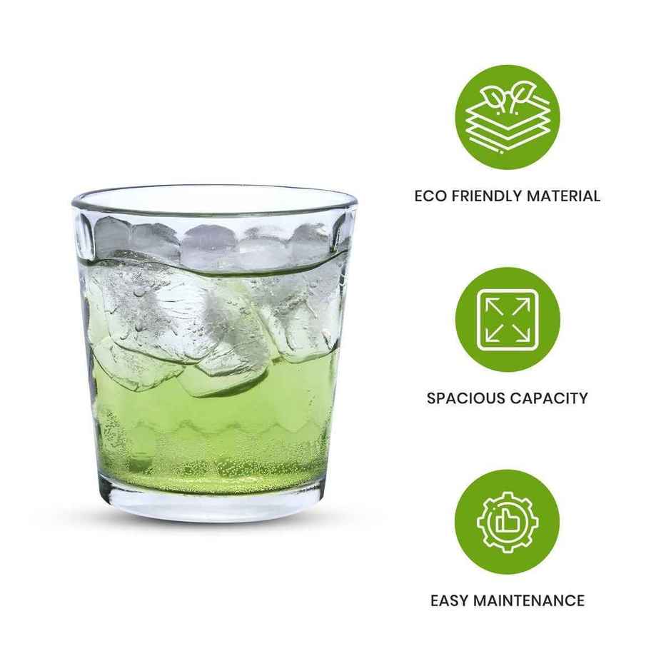Yera Coolwave 245 ml Water/Juice Tumbler Set | 6 pcs