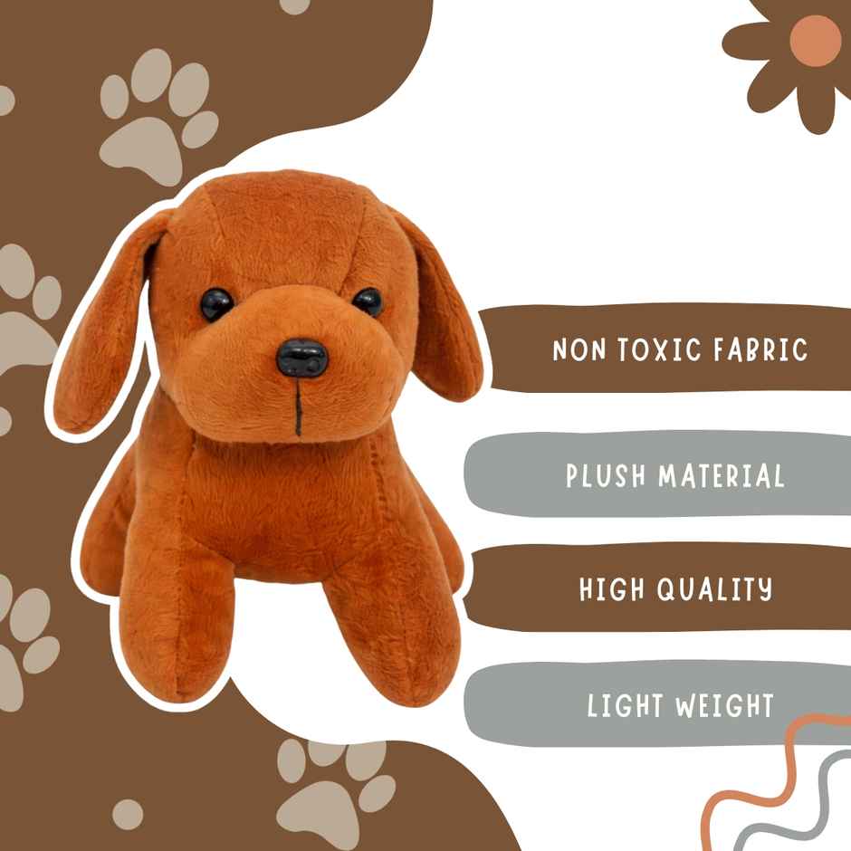Toytales Puppy Dog 19 cm| Soft Toy | Plushie |Animal |Gift For Kids | BabyToys|Birthday