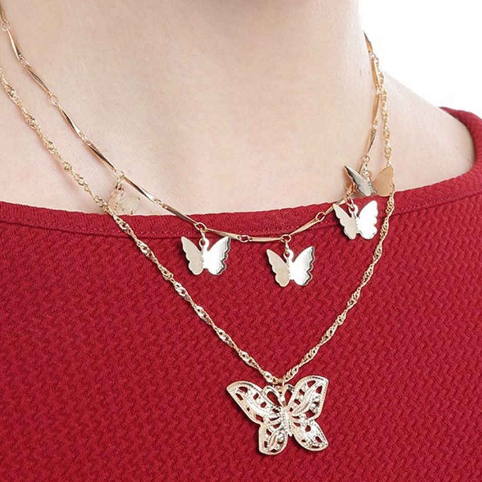 Youbella Multi Layer Necklace Jewellery Gold Plated Multi Strand For Women (Ybnk - 5795, Golden)