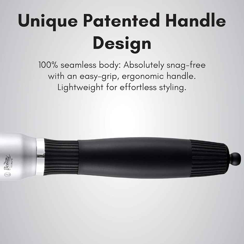 Beaute Secrets Round Blow Dryer Hair Brush Makes curls defined and full of volume